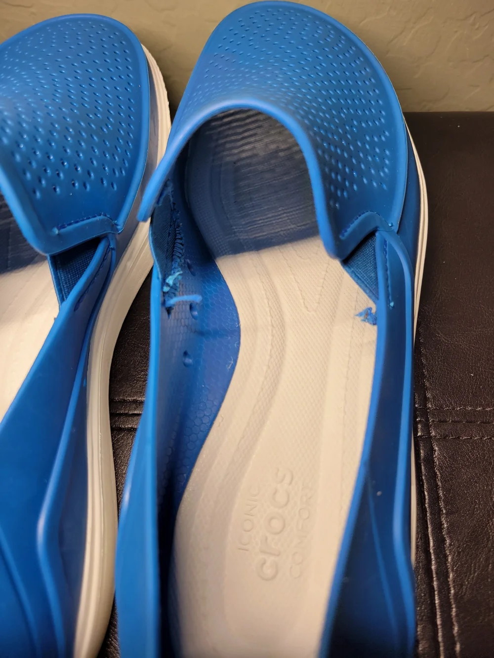 Crocs Citilane Roka Mens Blue  Waterproof Breathable Slip On Loafers Size 11